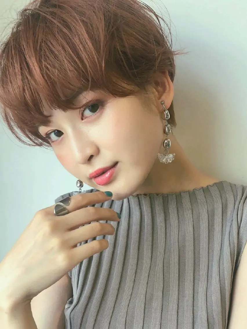 ショート カラー ヘアアレンジ カット ヘアカラー パーマ トリートメント 【南越谷/新越谷】 Anne(諳 アン)のヘアスタイル