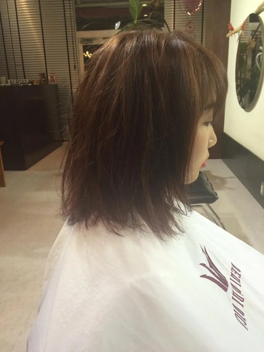 カラー ハイライトカラー ピンクカラー バイオレットカラー 河原 卓司のヘアスタイル