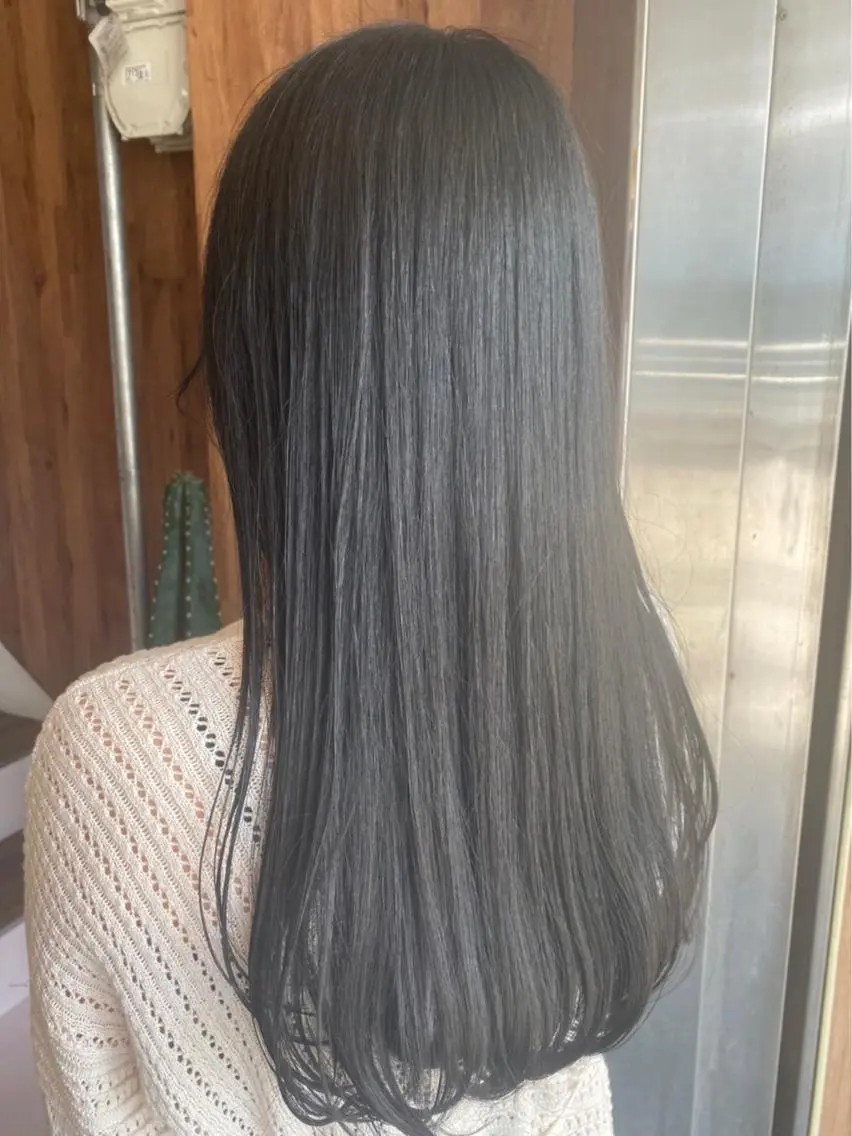 ロング カラー カット 村上 ゆういのヘアスタイル
