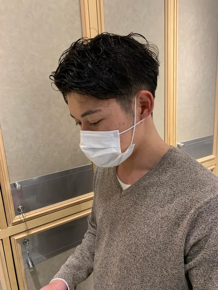 メンズ チバ タクミのヘアスタイル