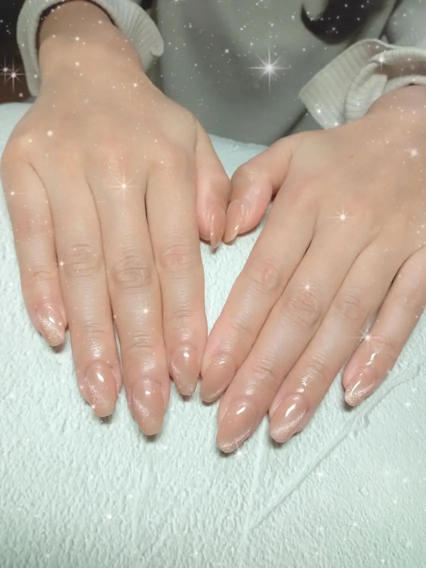 ネイル キラキラネイル マグネットネイル ビー玉ネイル マットネイル オフィスネイル ハンドネイル flure de neige yukiのネイルデザイン