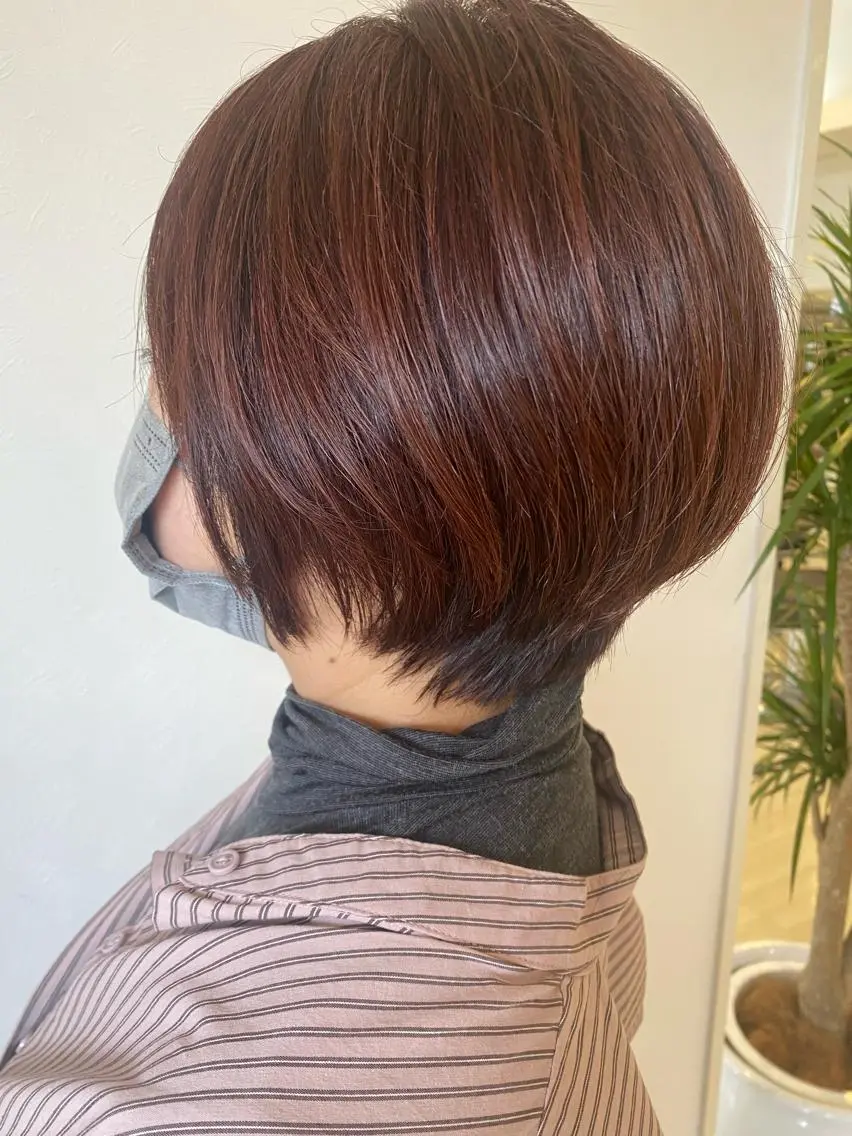 ショート くびれヘア ショートヘア 🌷奥村 美由紀🌷のヘアスタイル