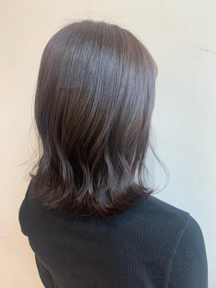 ミディアム ヘアカラー トリートメント 髪質改善/縮毛矯正 🎀小林 唯 🎀のヘアスタイル