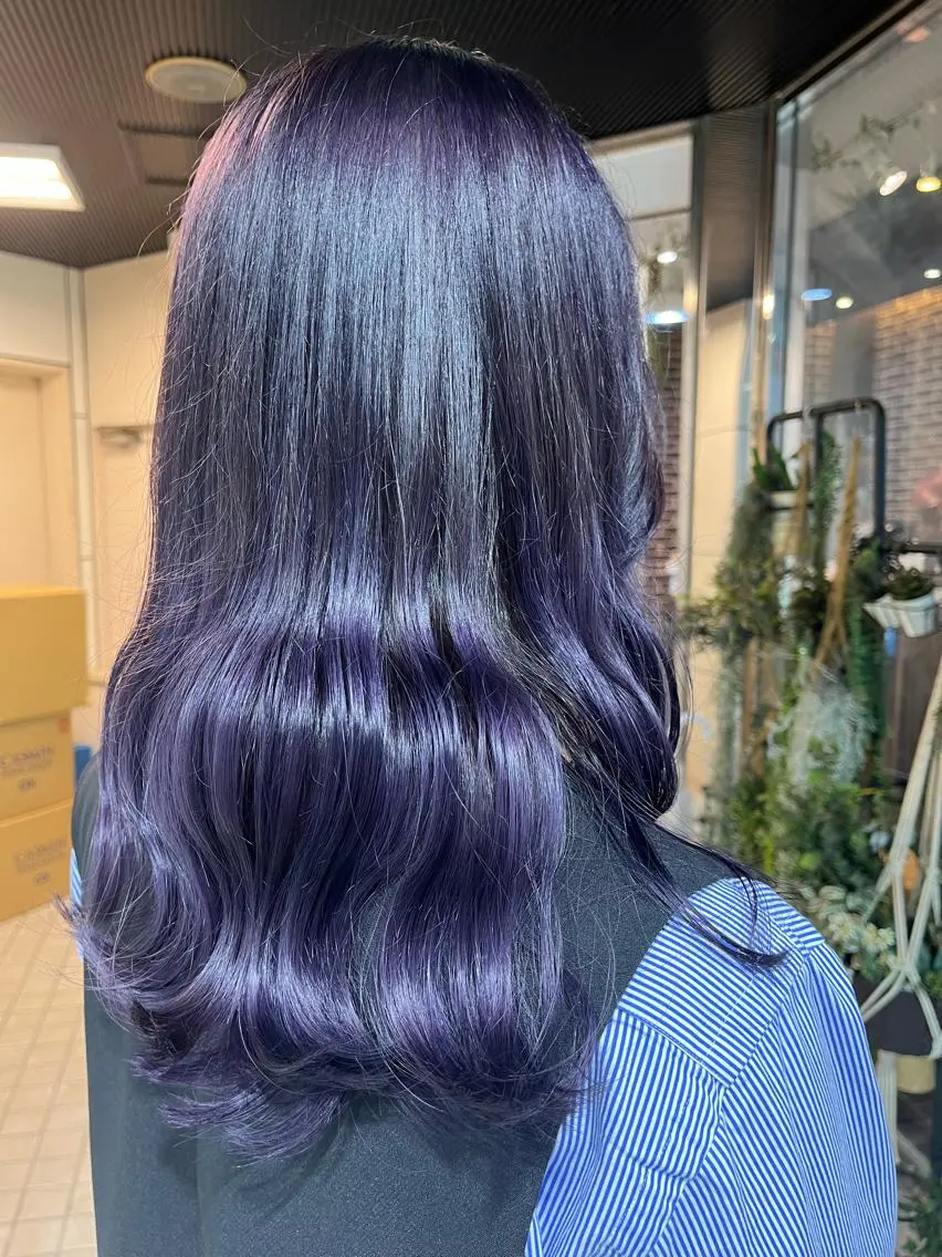 カラー ブリーチ ケアブリーチ ダブルカラー イヤリングカラー イルミナカラー カットパーマ 🌀あさみのヘアスタイル
