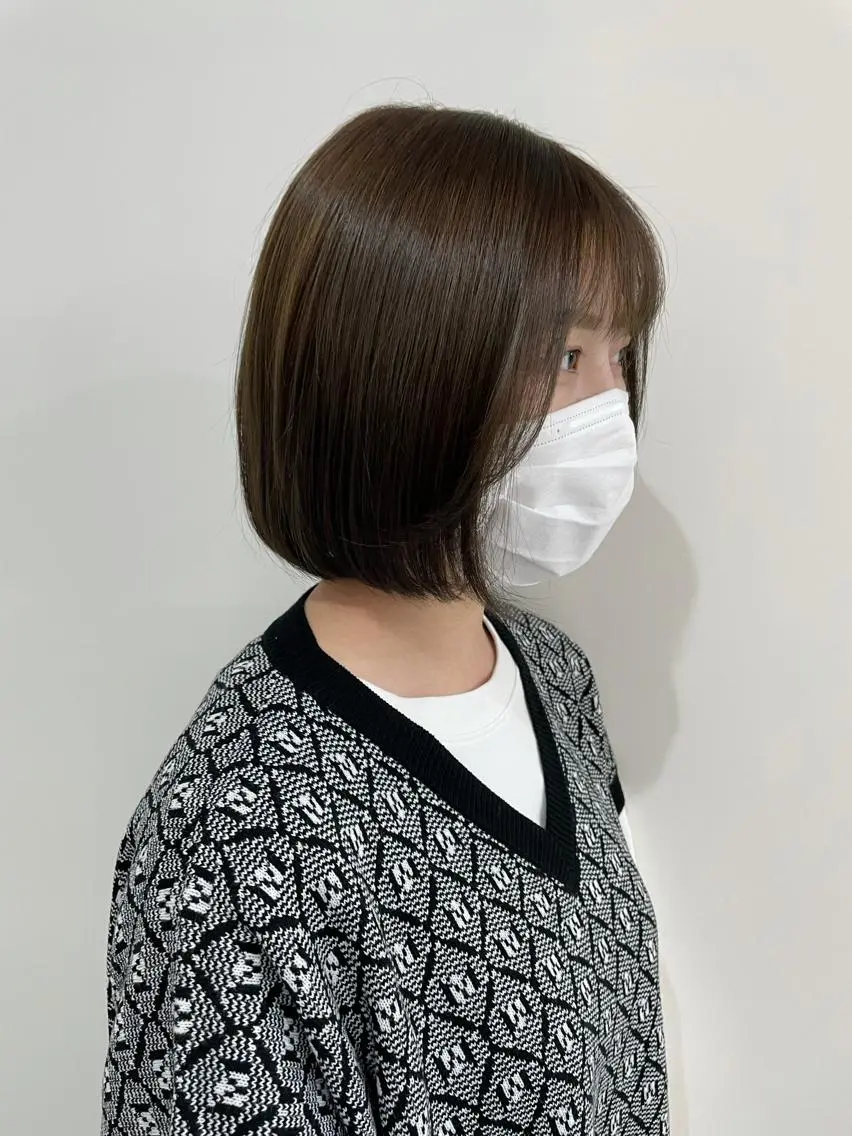 ショート タンバルモリ 🤍似合わせパーマ 奥田沙耶🫧のヘアスタイル