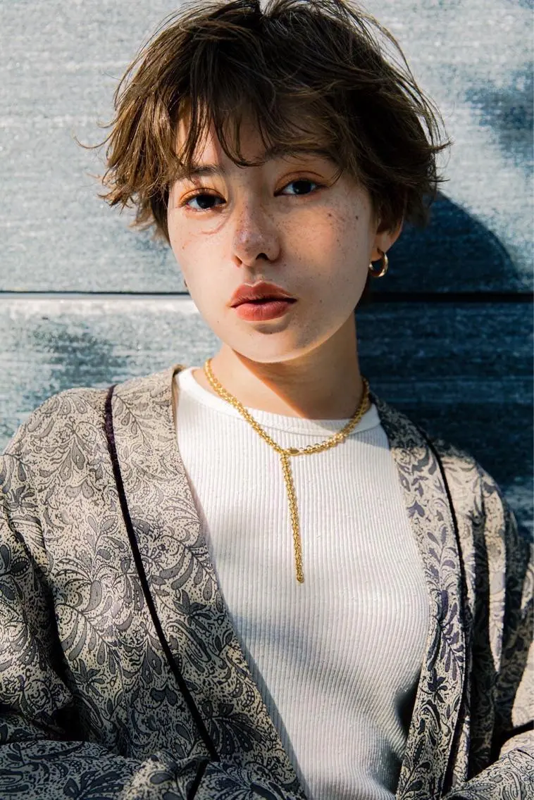 ショート カラー パーマ ヘアアレンジ ツイストスパイラルパーマ バレイヤージュ ブリーチ ケアブリーチ ダブルカラー カット ヘアカラー パーマ トリートメント Luana / 公式 / 大通のヘアスタイル