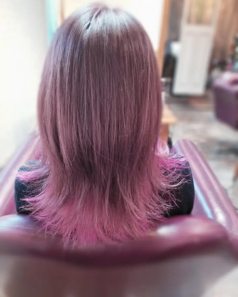 ミディアム カラー イルミナカラー インナーカラー エミタス ☆のヘアスタイル
