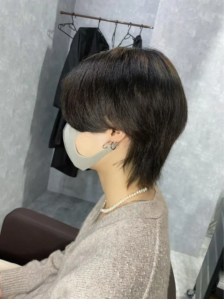 ショート andKおもろまち店 艶ダブルカラー✨のヘアスタイル