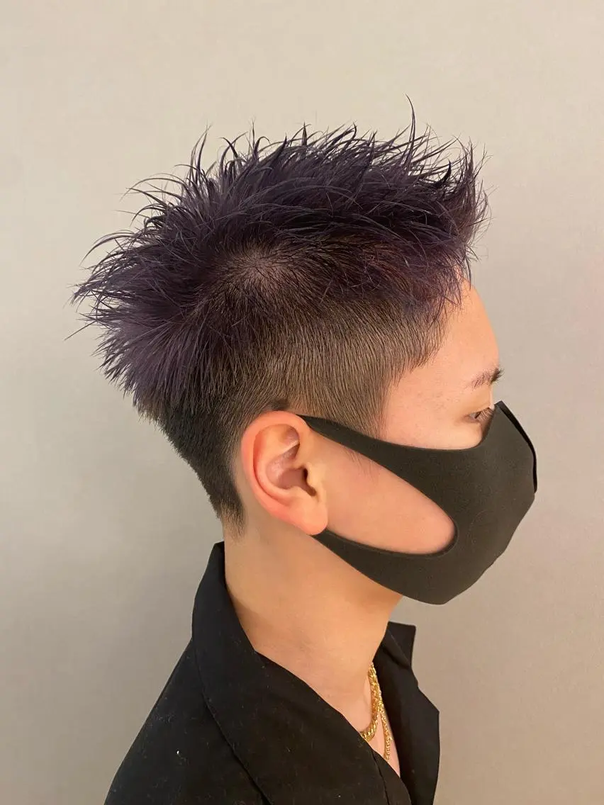 ショート カラー メンズ unopulir 景山 凌のヘアスタイル