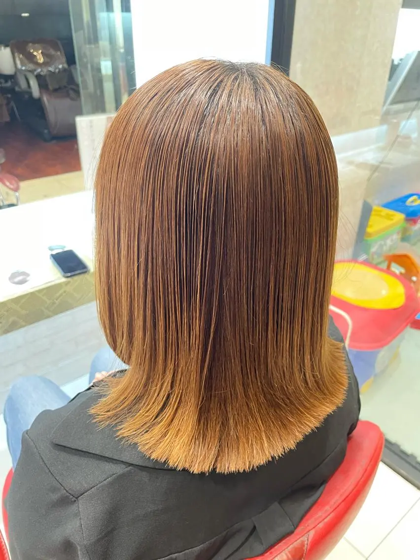 セミロング トリートメント EARTH 山﨑龍馬のヘアスタイル