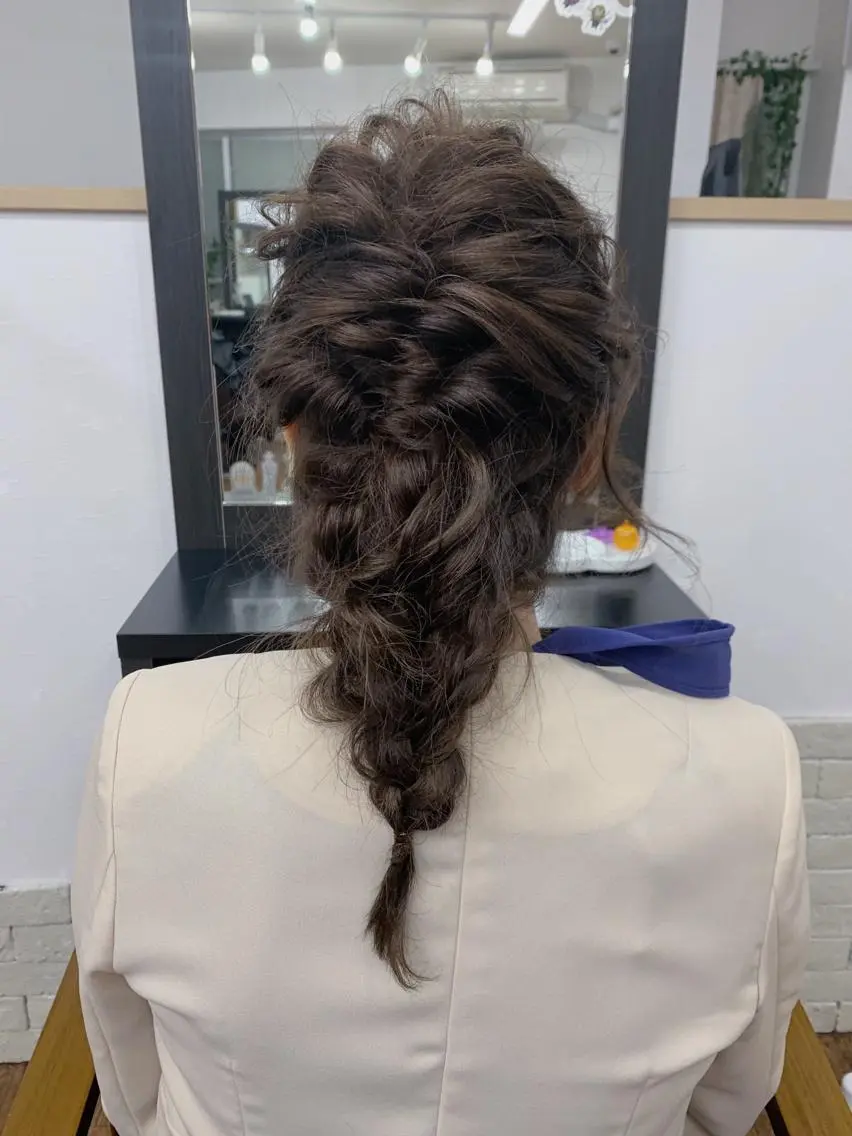 ヘアアレンジ 切りっぱなしボブ ボブ 松本 和之のエステ・リラクイメージ