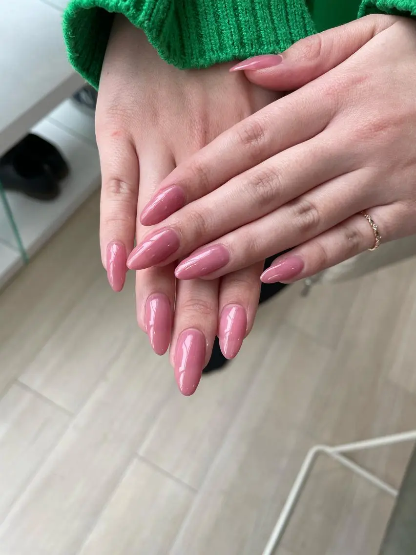 ネイル ワンカラーネイル 春ネイル mielnail ichikaのネイルデザイン