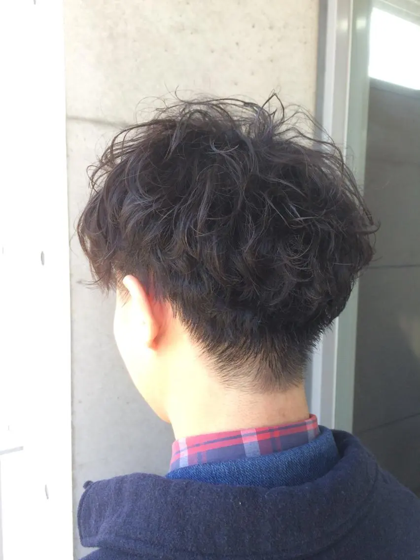 ショート ミディアム カラー パーマ メンズ SUNNY GRACEのヘアスタイル