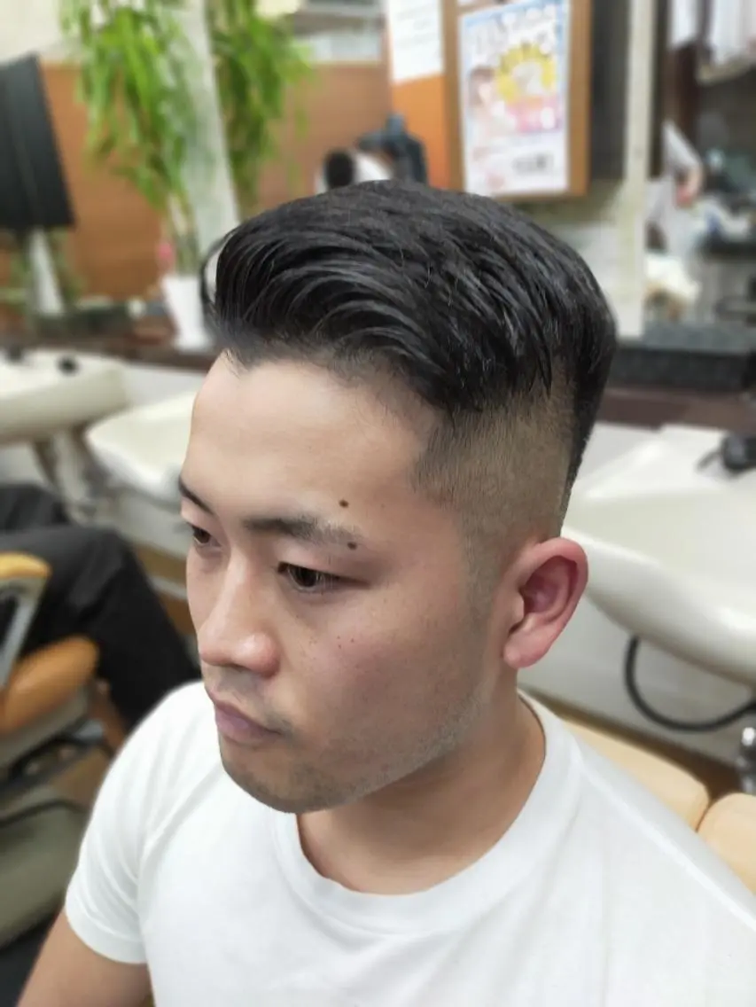 ショート メンズ 男を磨く Barber オオキのヘアスタイル