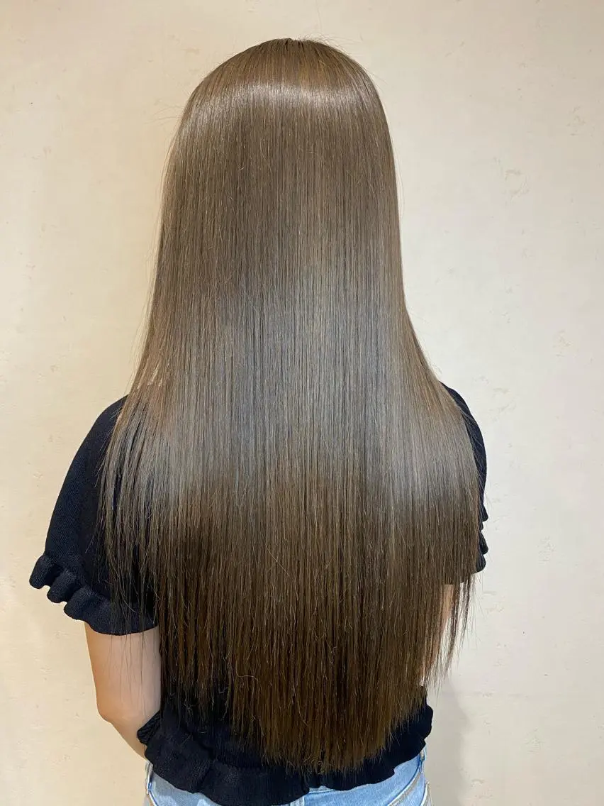 ロング カラー ブリーチ トリートメント 酸熱トリートメント ツノダ ルカのヘアスタイル