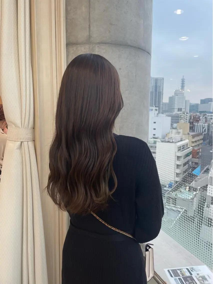 カラー ブラウンカラー くすみブラウン カット ヘアカラー 🍪ﾖｼｲﾊﾙﾈ🍪 ﾗﾍﾞﾝﾀﾞｰｶﾗｰのヘアスタイル