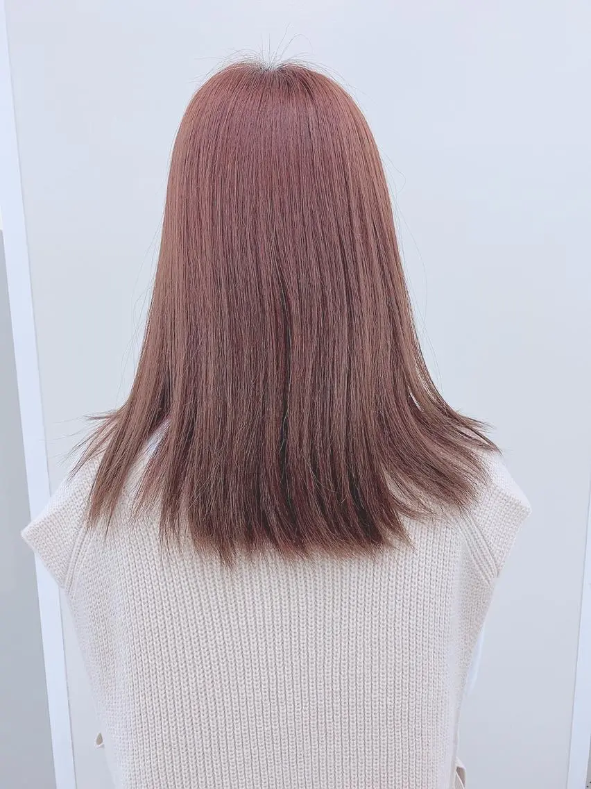 ミディアム 大人可愛い顔周り・ 縮毛矯正/ショウのヘアスタイル