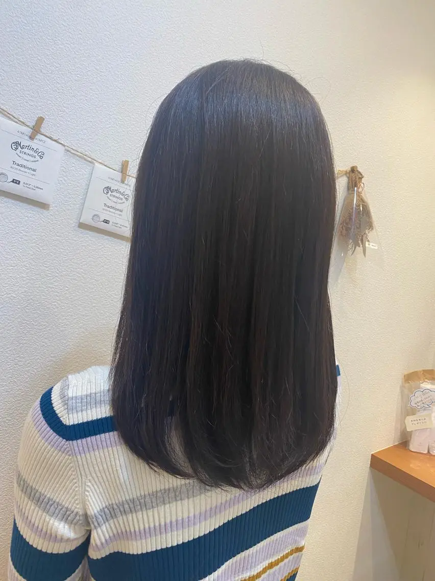 セミロング 武田 悠生乃のヘアスタイル
