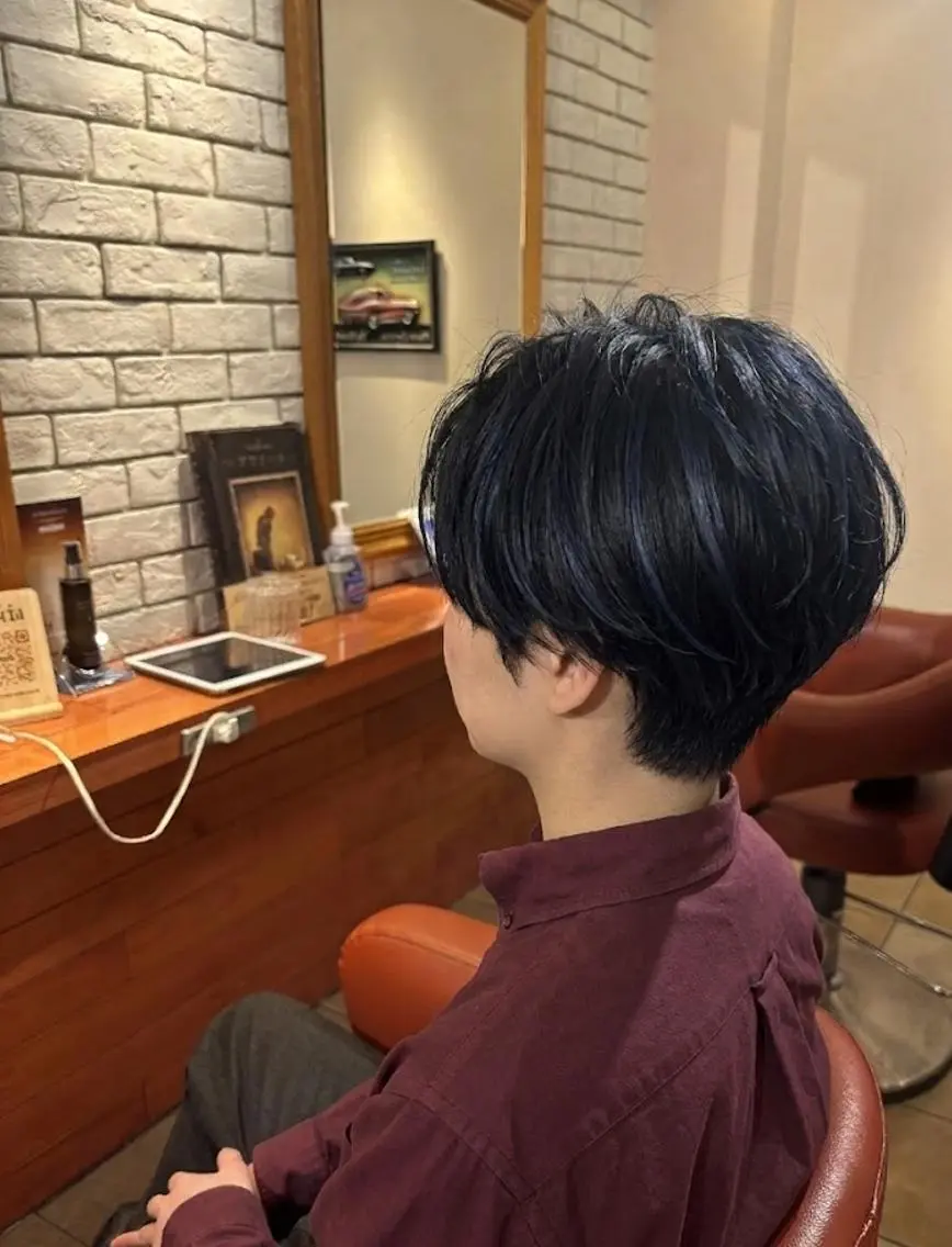ショート カット トリートメント flencia 丸 和博|カットのヘアスタイル