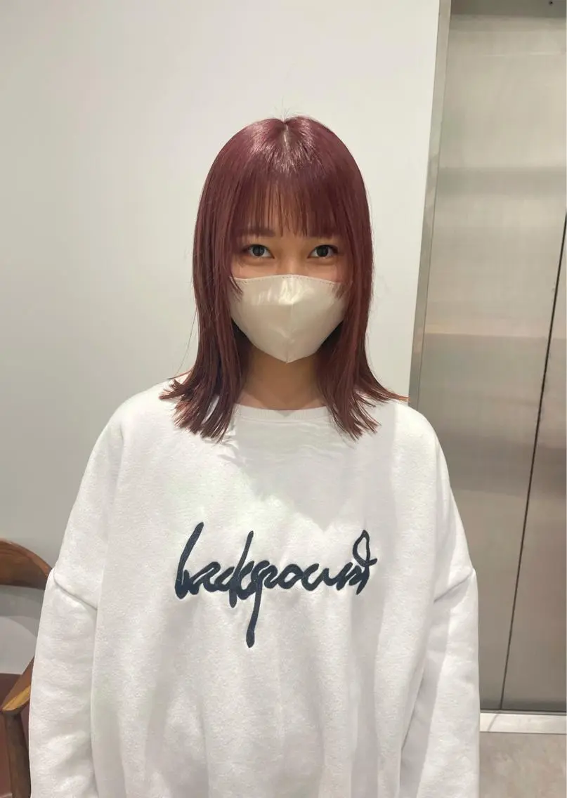 ミディアム minatsu 東京の技術を京都でのヘアスタイル
