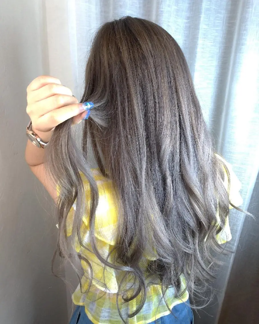 ロング カット ヘアカラー トリートメント セシルヘアー博多  手島のヘアスタイル