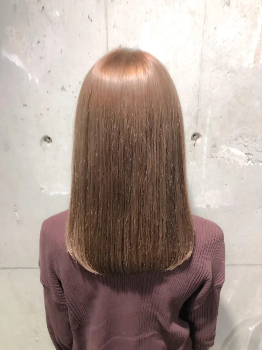 ミディアム カラー パーマ ヘアアレンジ メンズ キッズ ネイル マツエク・マツパ メンズブリーチ ブリーチ 当日予約⭕️ Rene’のヘアスタイル