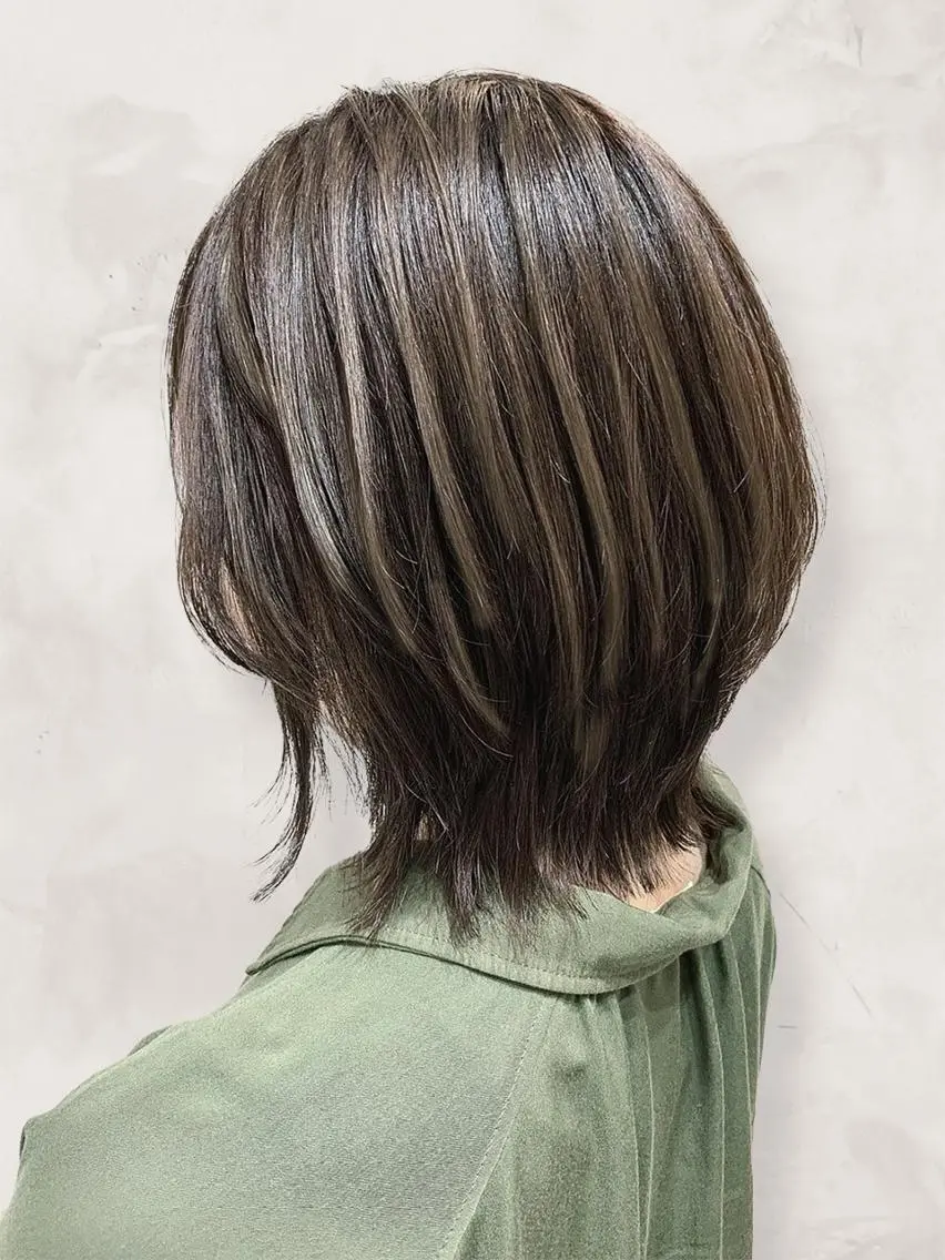 カラー ロング くびれヘア 韓国風ヘア 韓国風ヘア✨ 永岡 はるのヘアスタイル
