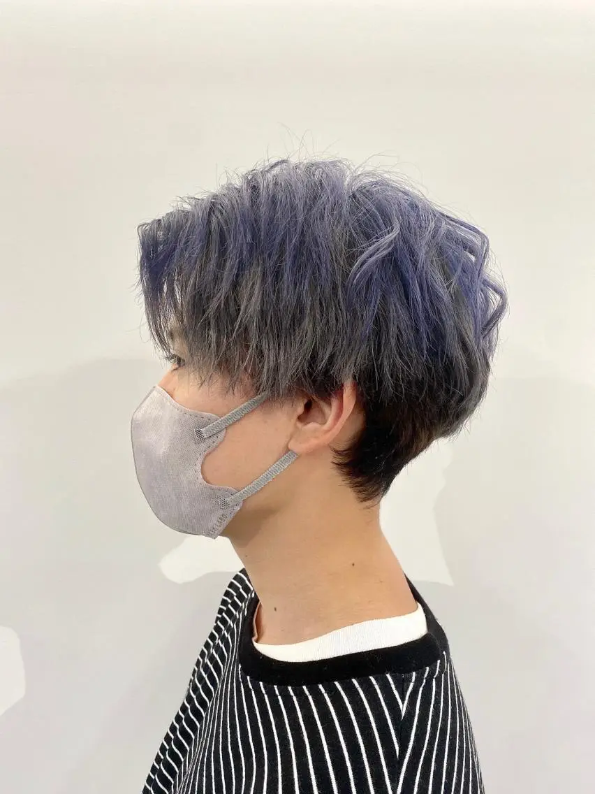 カラー メンズ 🫧カラー&エクステ 専門🤍松下🫧のヘアスタイル
