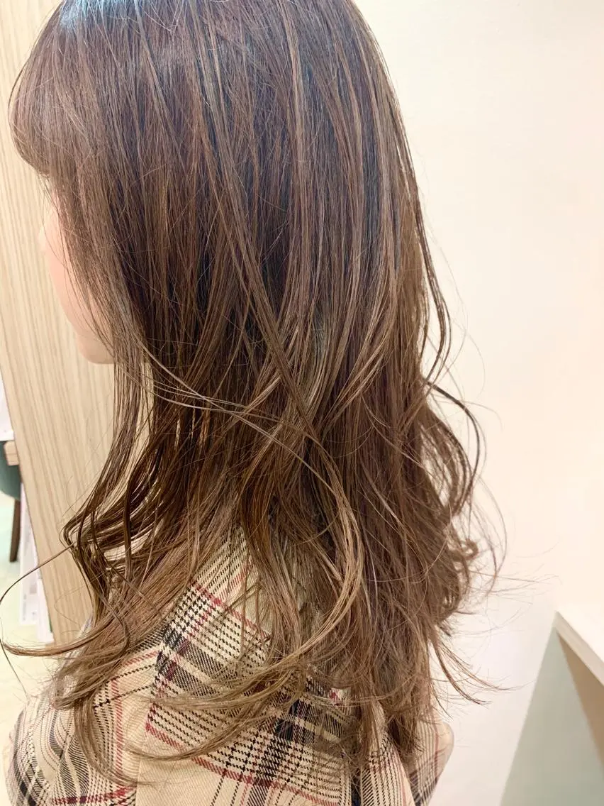 ロング カラー ヘアカラー トリートメント ヘアセット 🌸スタイリスト 山浦美恵のヘアスタイル