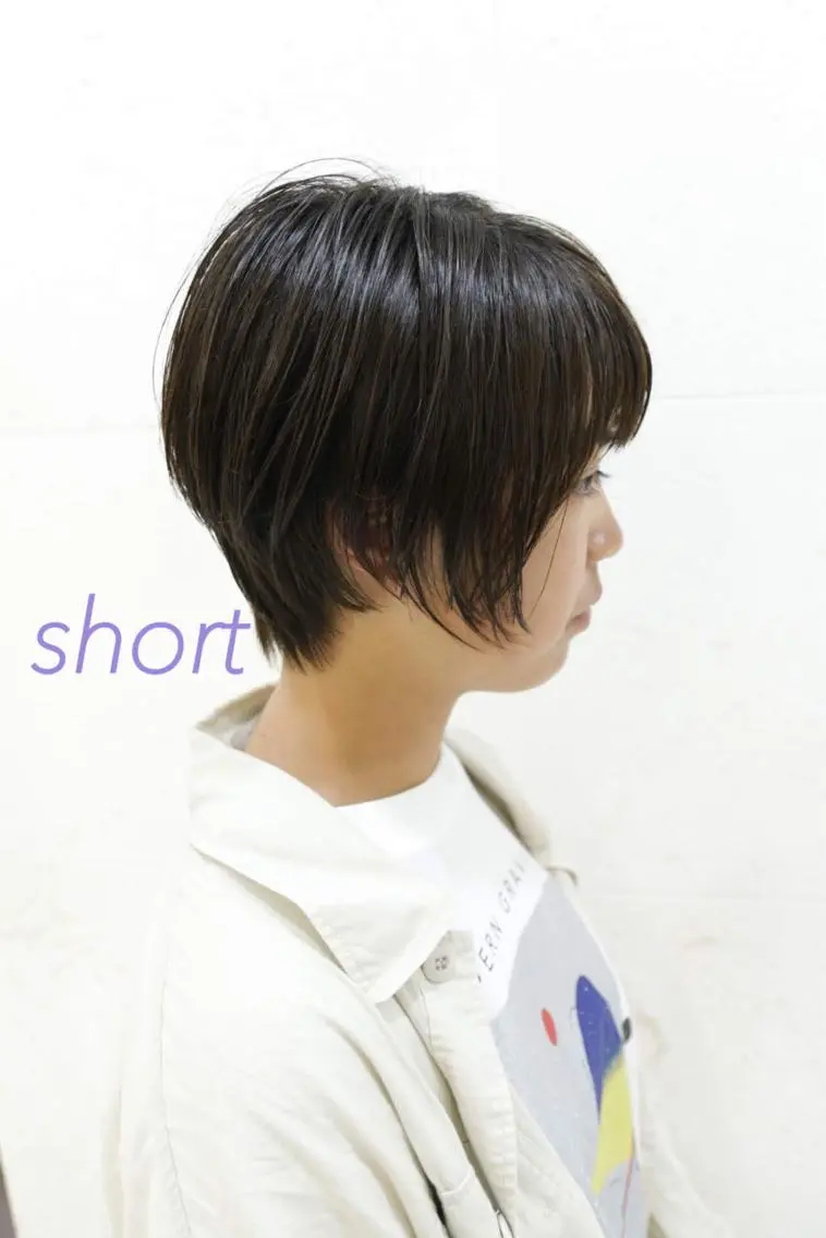 ショート カラー ショートヘア カット ヘアカラー トリートメント 斉藤 貴也のヘアスタイル