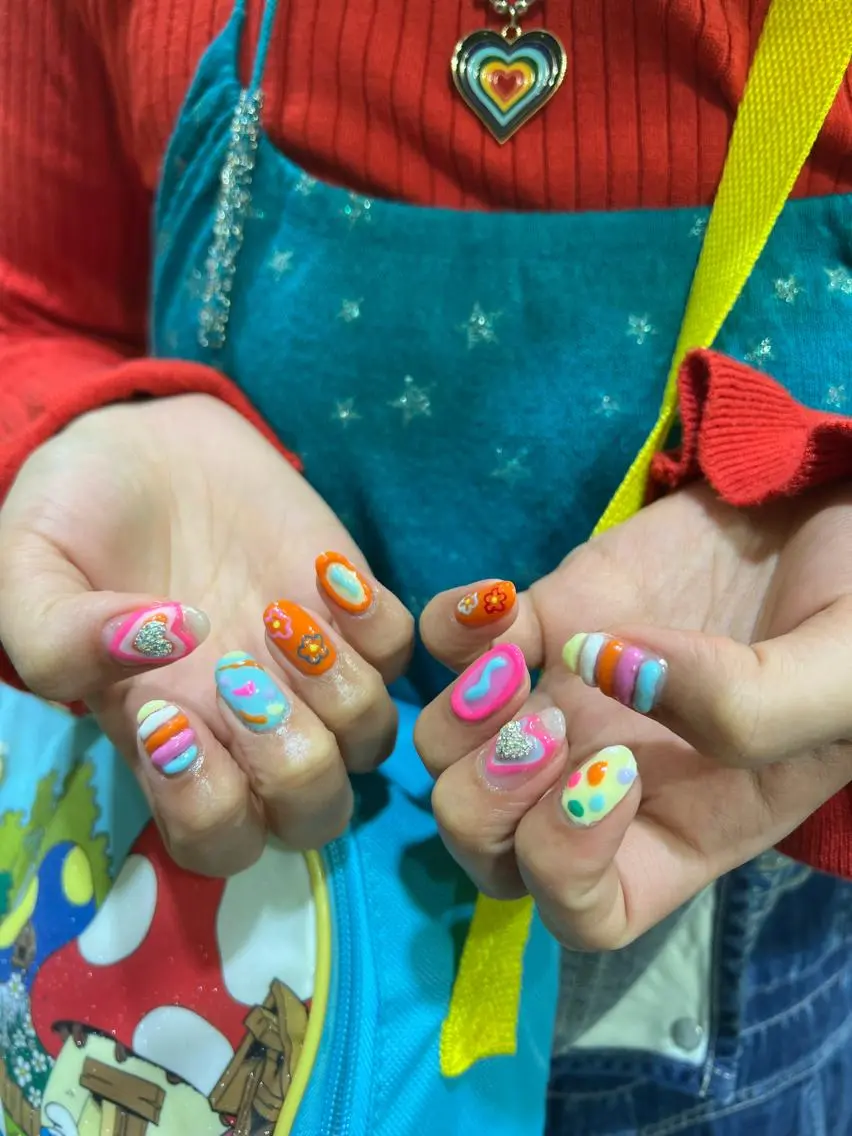 ネイル ハンドネイル 韓国🩶Y2Kネイル 💫くれはのネイルデザイン