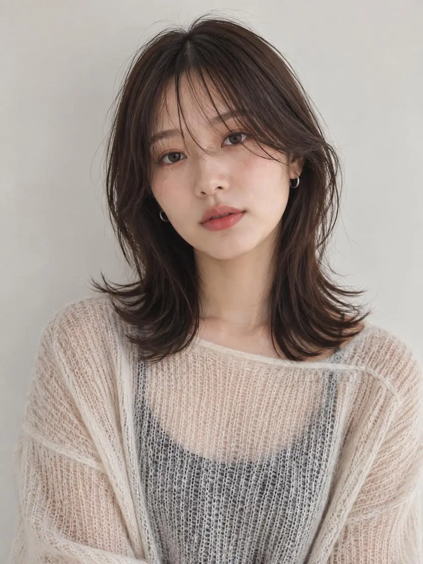 ミディアム カラー ブリーチ ケアブリーチ 透明感カラー ダブルカラー イヤリングカラー カット ヘアカラー トリートメント ヘッドスパ "オトナ髪”/ LAKA TOCCAのヘアスタイル