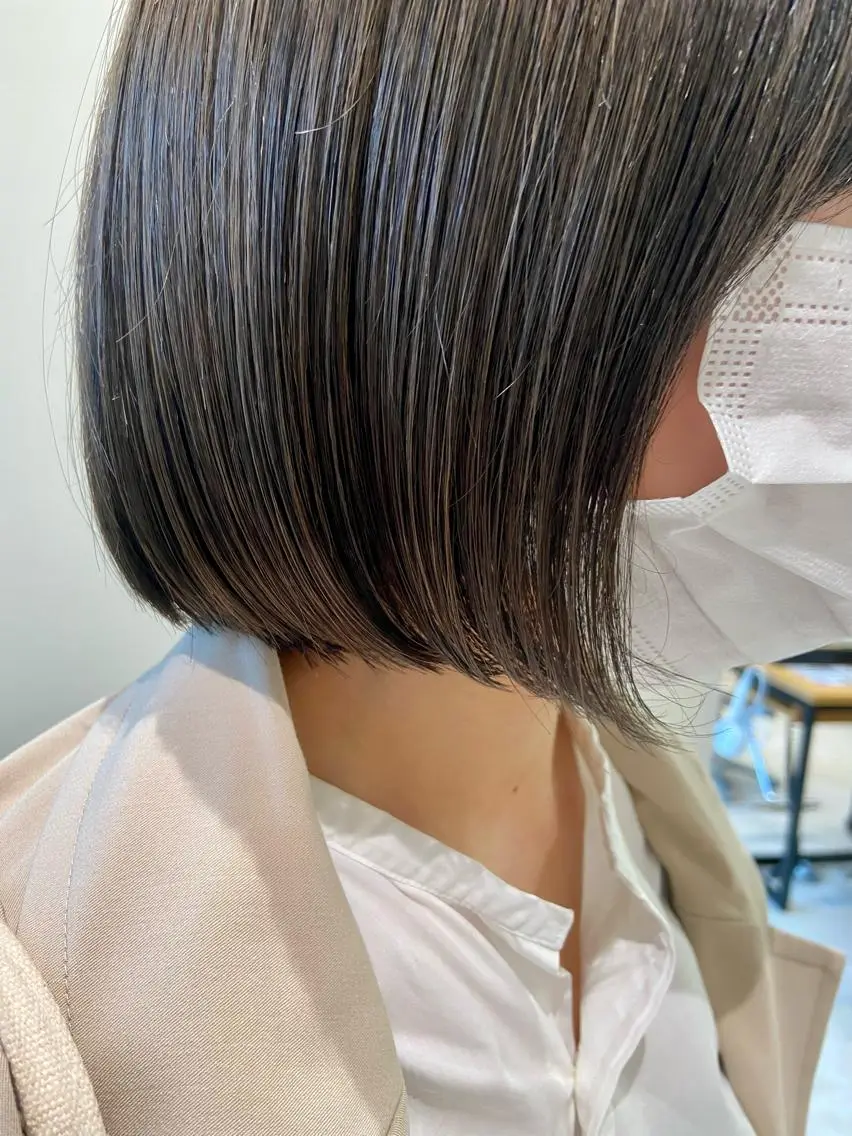 ショート ボブ 髪質改善・縮毛・ 艶髪　丸毛一輝のヘアスタイル