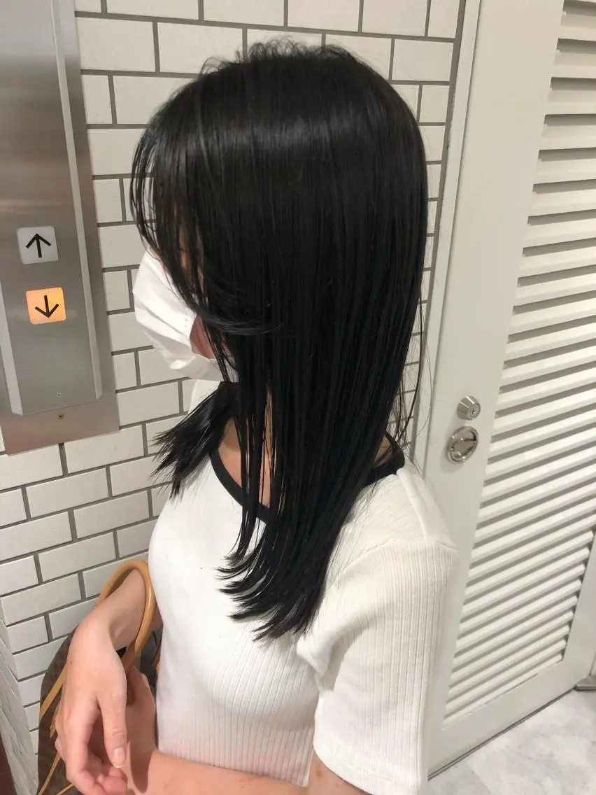 セミロング ヘアカラー 似合わせかわいい カット【店長】珱翔のヘアスタイル