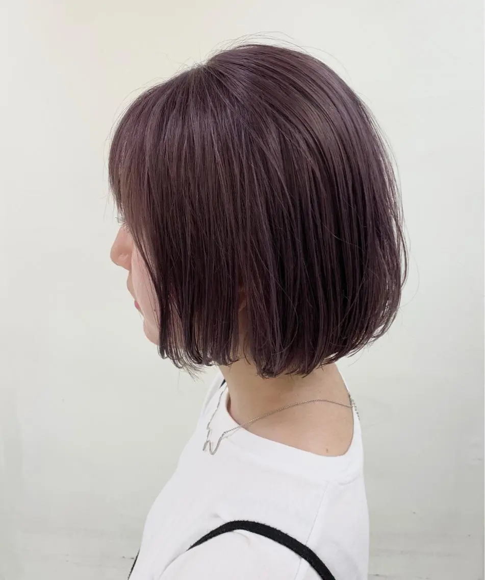 カラー ラベンダーカラー 窪田 椋介のヘアスタイル