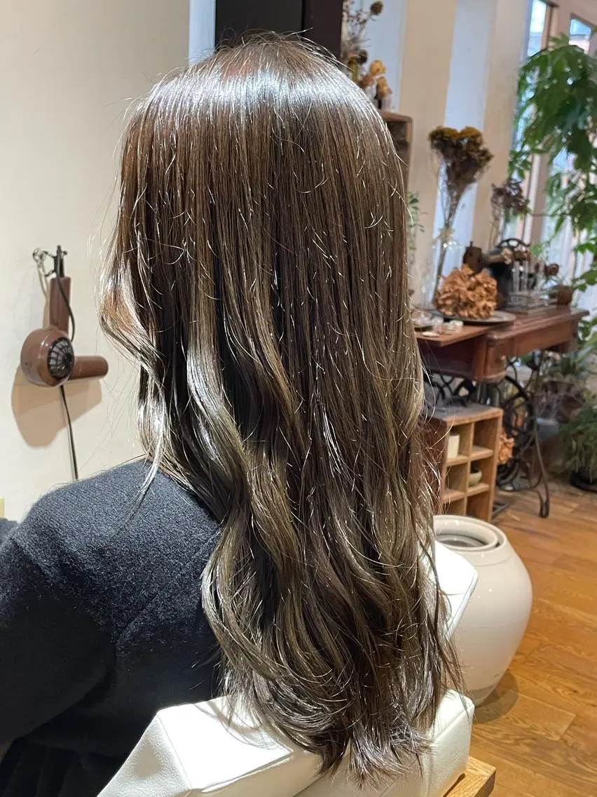 ロング カラー カット パーマ メンズカット /ボブ/ショートボブのヘアスタイル