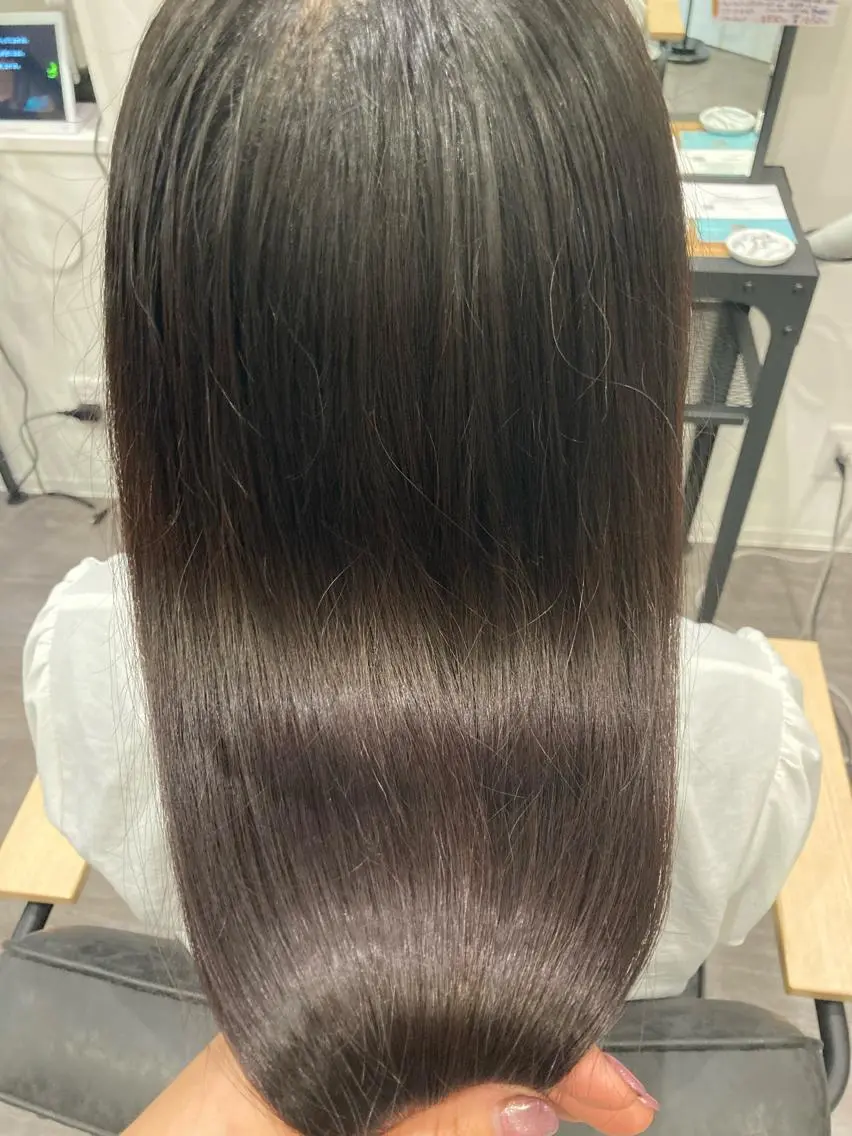 ロング カラー 髪質改善 トリートメント トリートメント 💎髪質改善💎 西森千夏のヘアスタイル