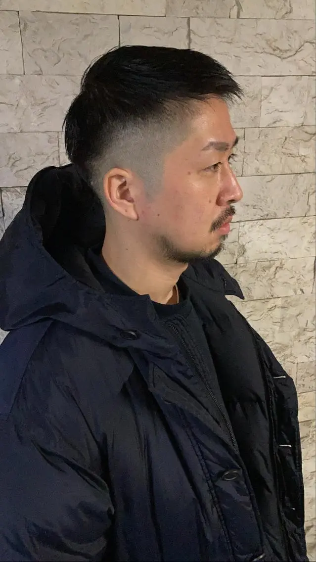 ショート 垢抜け・メンズパーマ 津山祐紀のヘアスタイル