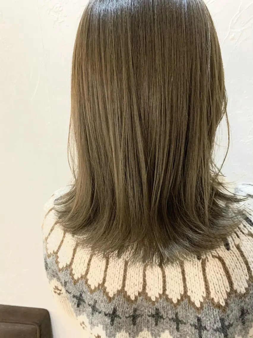 ミディアム カラー MAYU 💚森下のヘアスタイル
