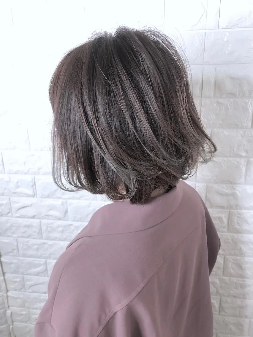 ショート ハイライト 縮毛矯正/髪質改善 主税巧一のヘアスタイル