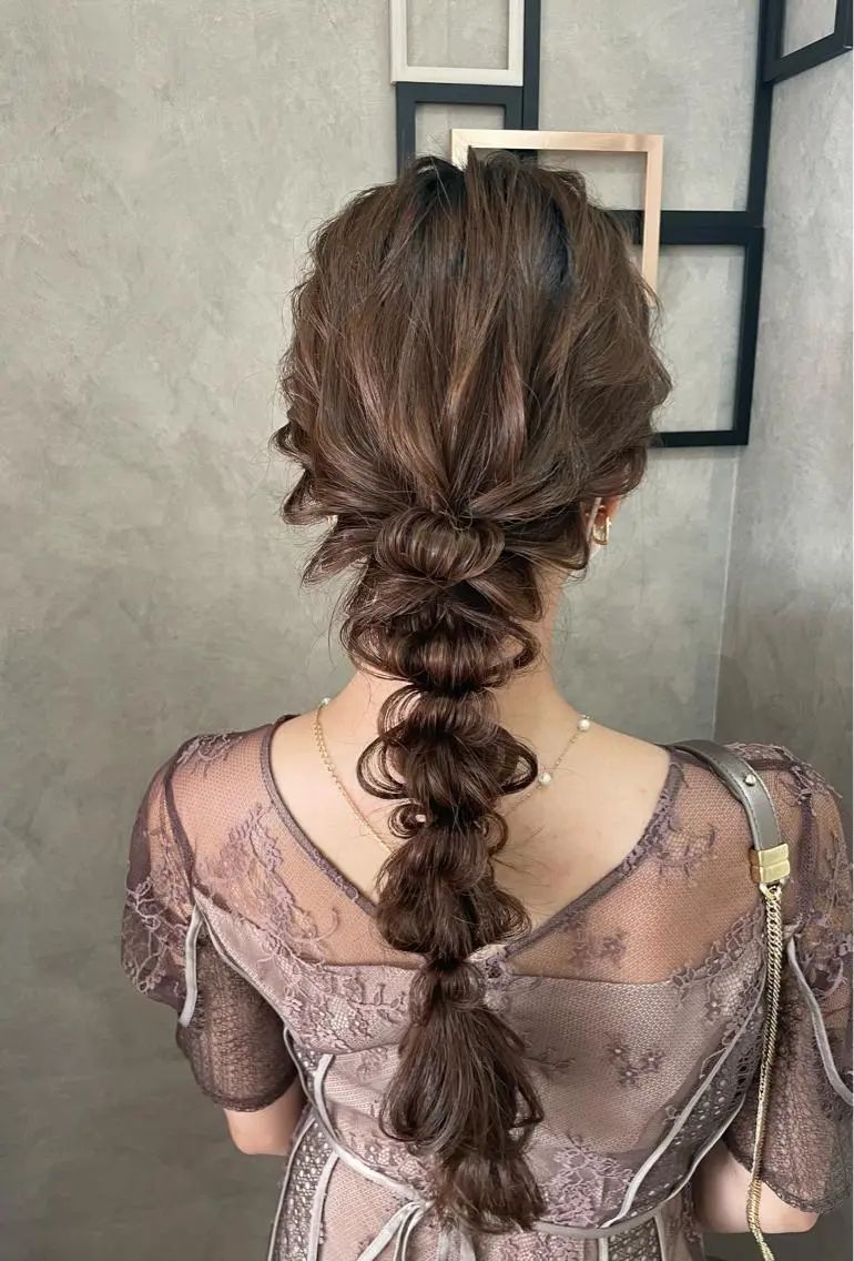 ヘアアレンジ デート 浴衣 ヘアセット 参列・イベントヘア♡ ゆいなのヘアスタイル