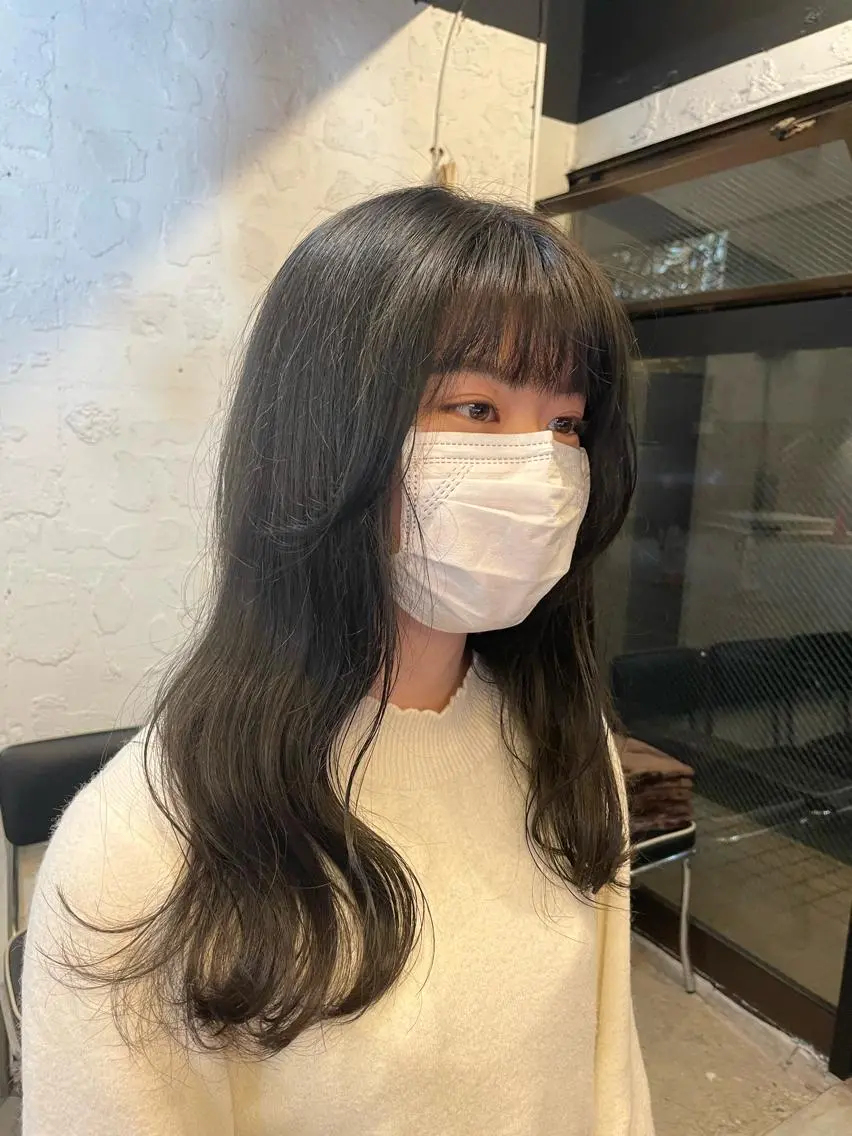 ロング カラー ヘアアレンジ 🎀レイヤー 透明感 カラーyuuri🎀のヘアスタイル