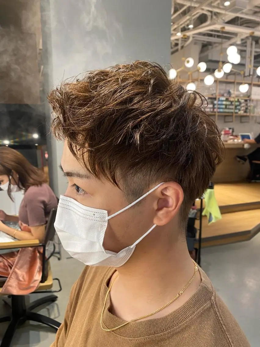 メンズ unopulir 景山 凌のヘアスタイル
