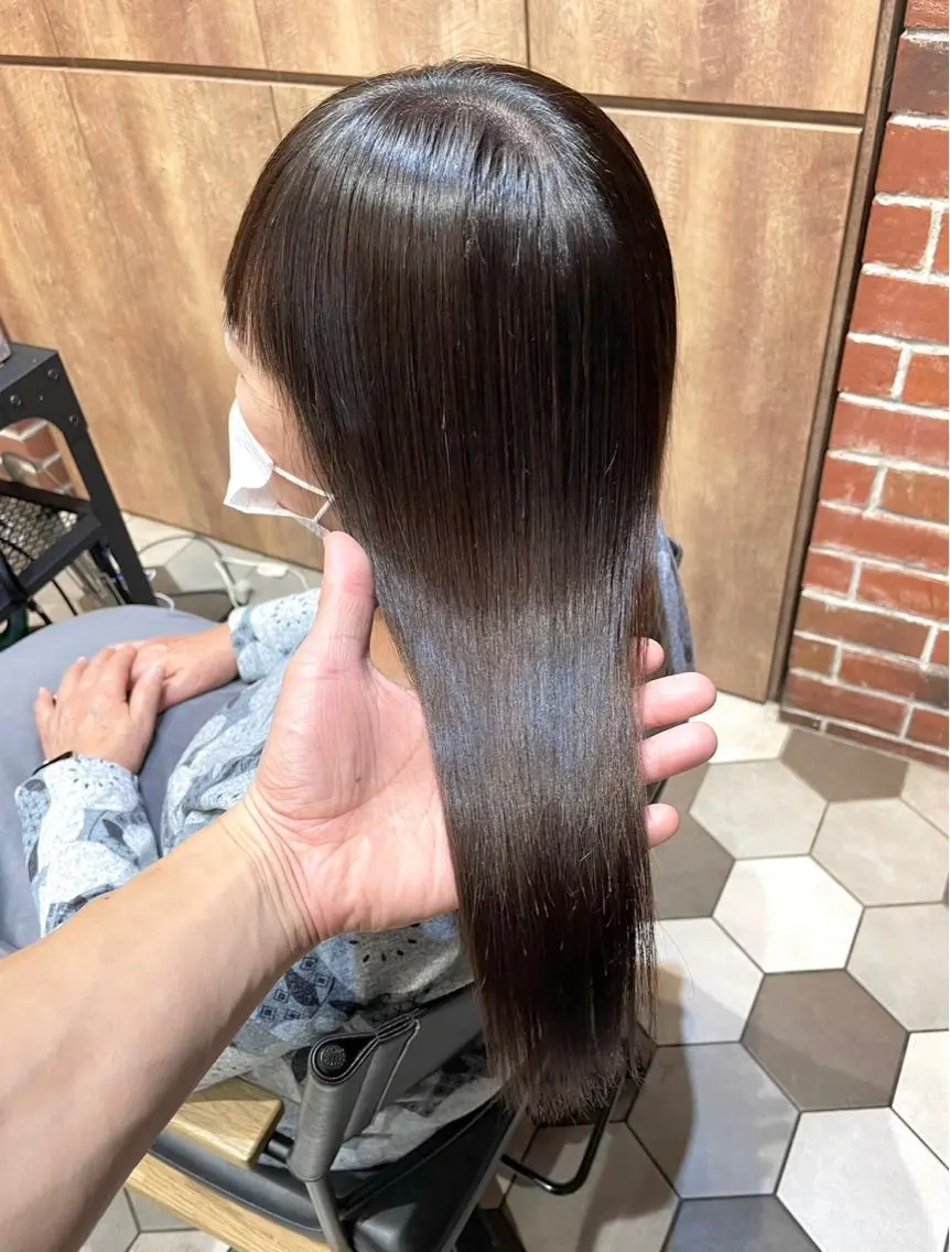 ロング 梅田🫧髪質改善 縮毛矯正🫧村上蒼生のヘアスタイル