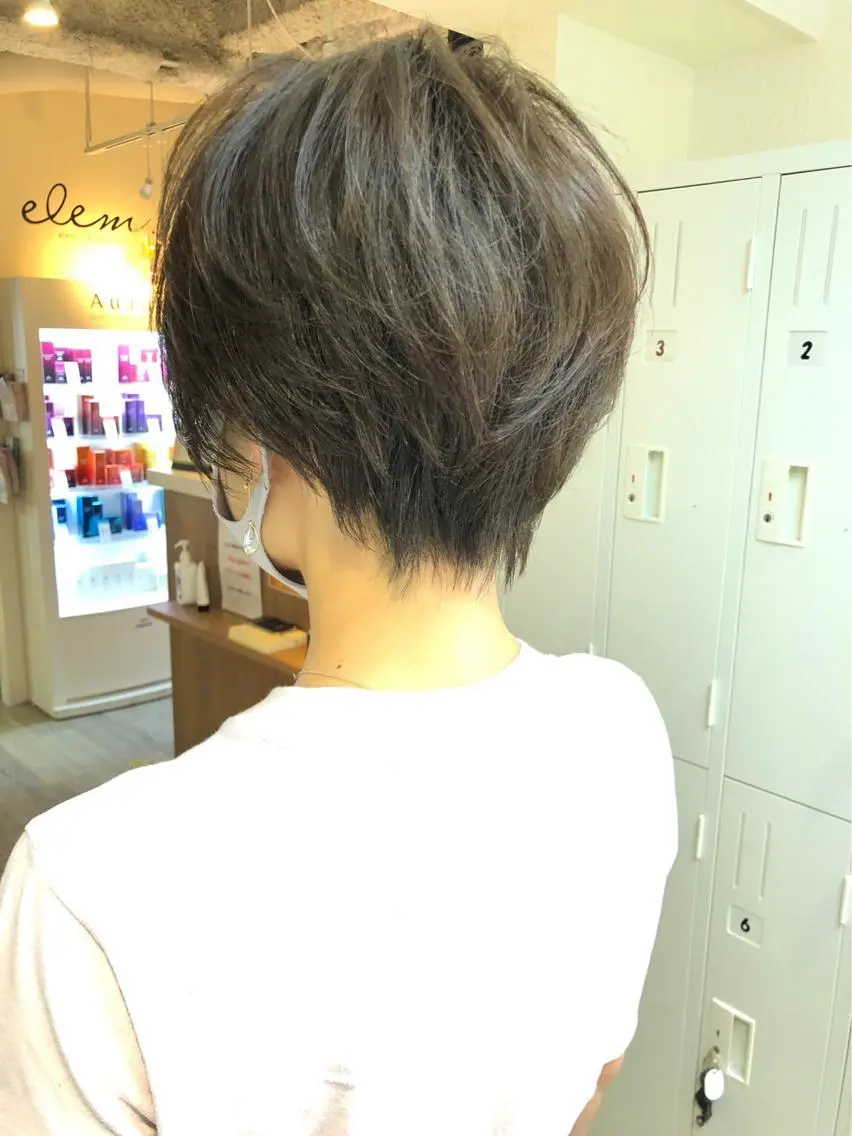 ショート ショートヘア 細山田 りゅうせいのヘアスタイル