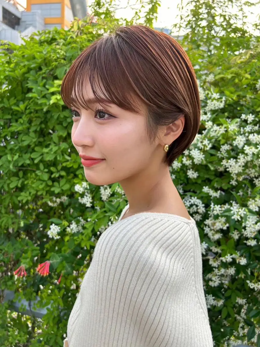 ショート ショートヘア 艶髪/透明感カラー /ナミエ🐈‍⬛のヘアスタイル