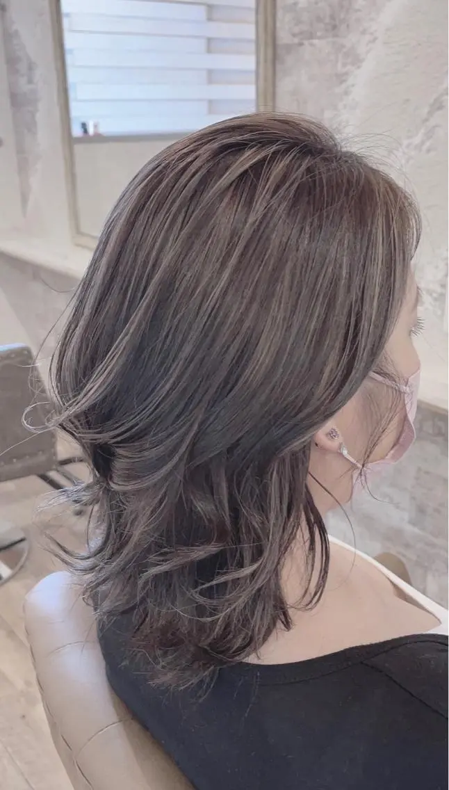 セミロング カラー 【DECIDE L.A.W】氏原　将のヘアスタイル