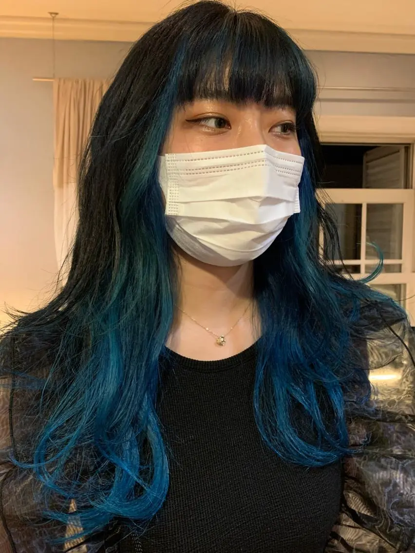 ロング カラー eri kinjoのヘアスタイル