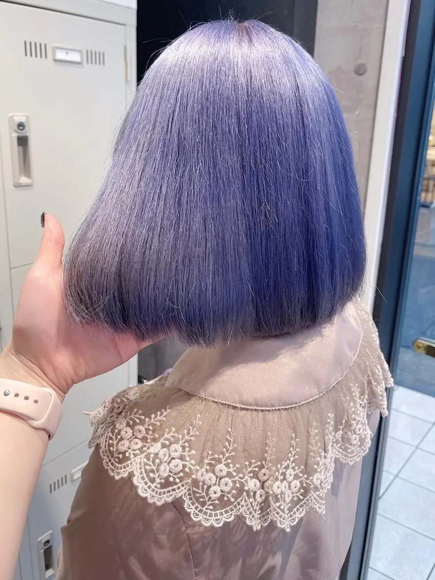 ミディアム カラー パーマ ヘアアレンジ メンズ キッズ ネイル マツエク・マツパ アイブロウ レイヤー/ダブル カラー/YURINAのヘアスタイル
