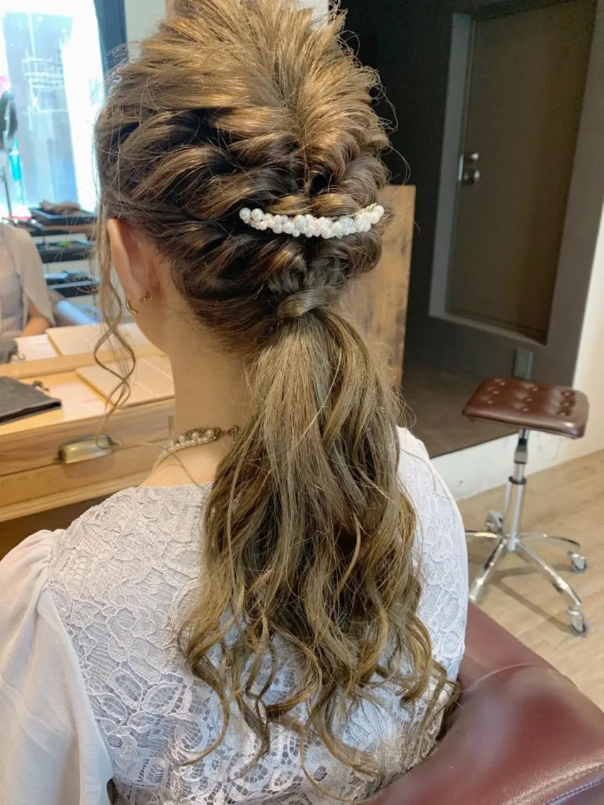 ヘアセット エクステ KAZUMAのヘアスタイル